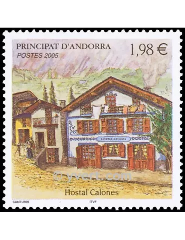 n° 616 -  Timbre Andorre Poste