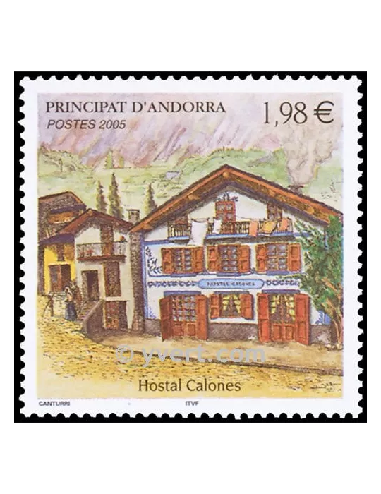 n° 616 -  Timbre Andorre Poste