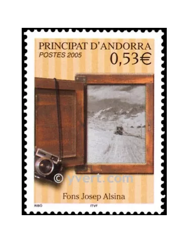 n° 617 -  Timbre Andorre Poste
