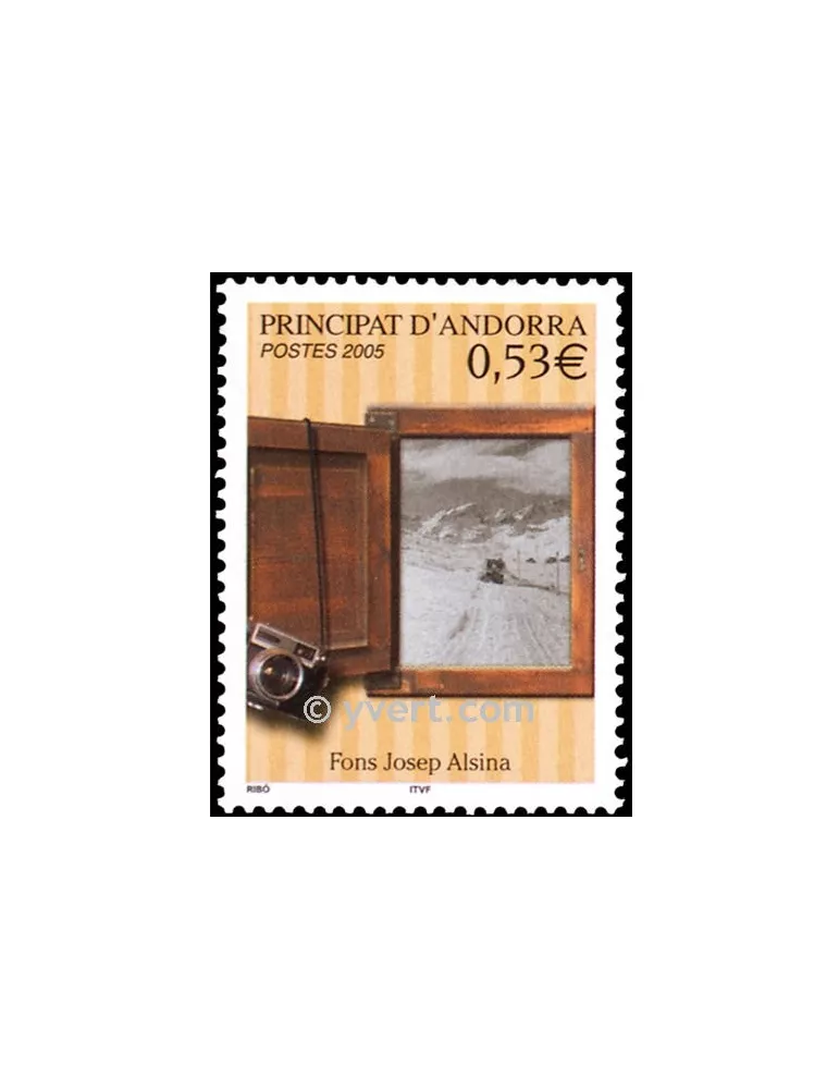 n° 617 -  Timbre Andorre Poste