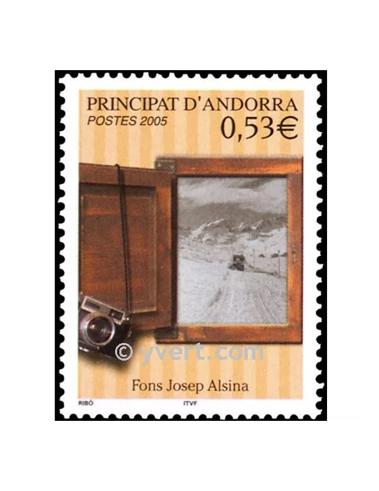n° 617 -  Timbre Andorre Poste