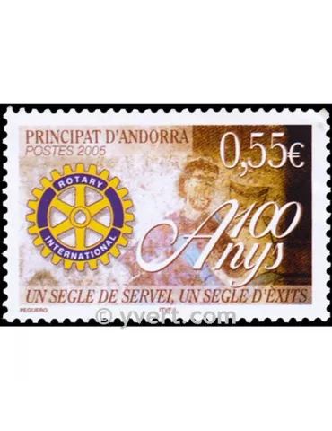 n° 618 -  Timbre Andorre Poste