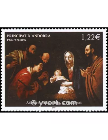 n° 619 -  Timbre Andorre Poste