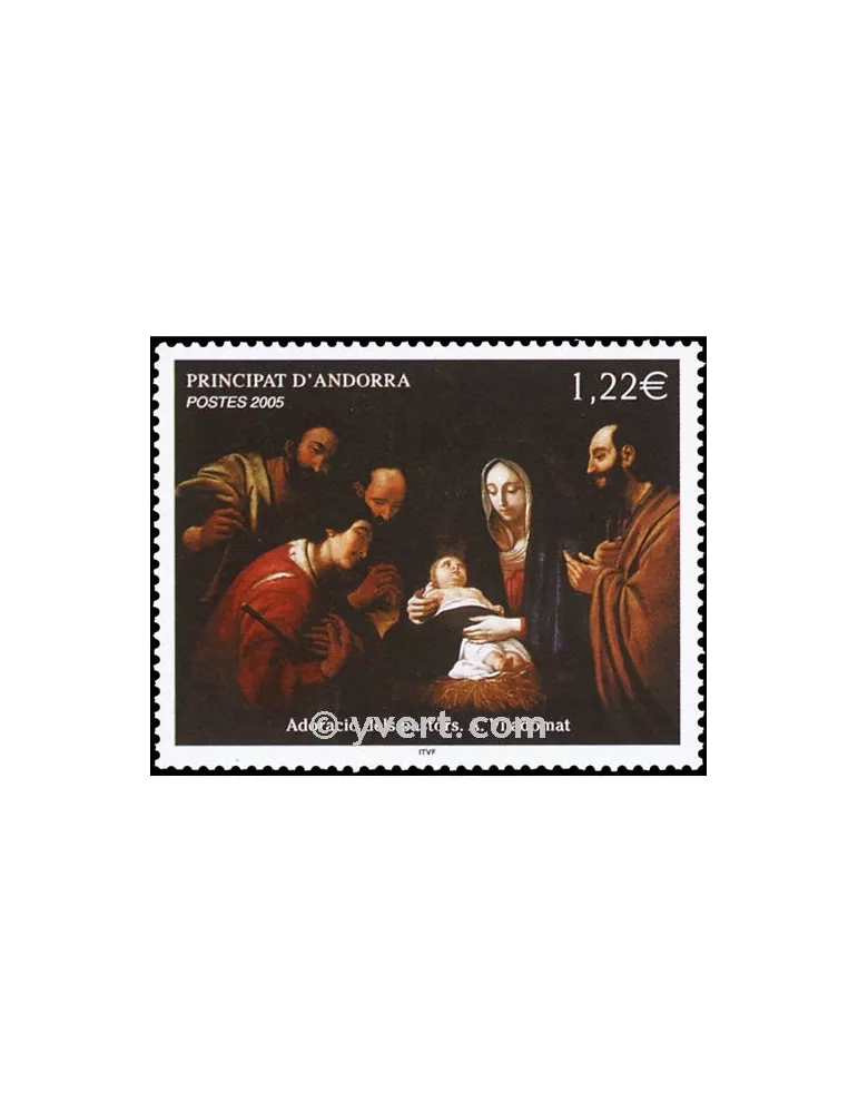 n° 619 -  Timbre Andorre Poste