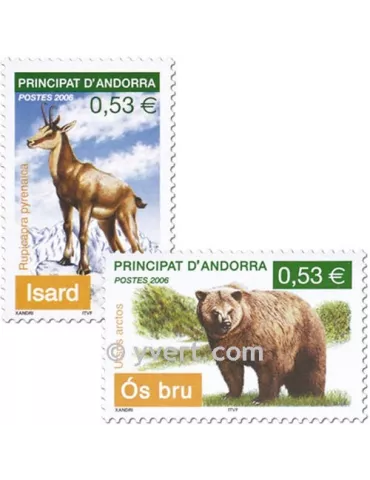 n° 620/621 -  Timbre Andorre Poste