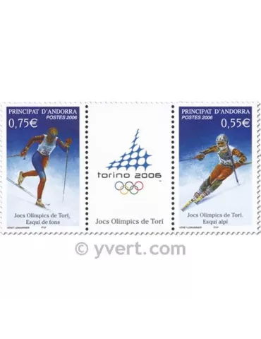 n° 622/623 -  Timbre Andorre Poste