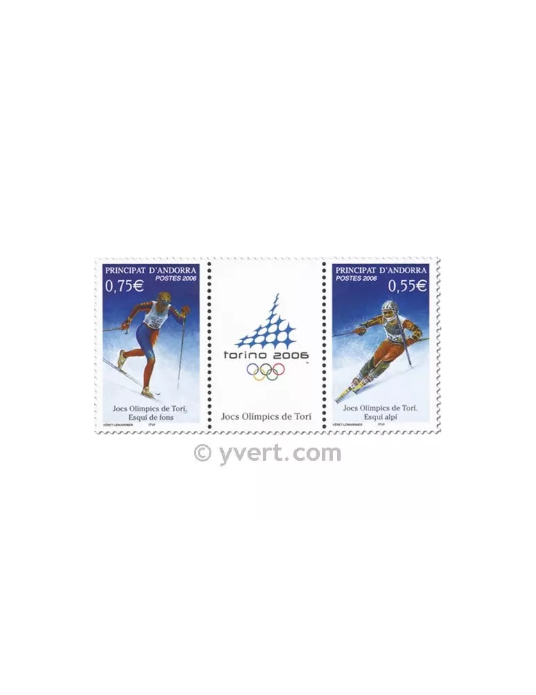 n° 622/623 -  Timbre Andorre Poste