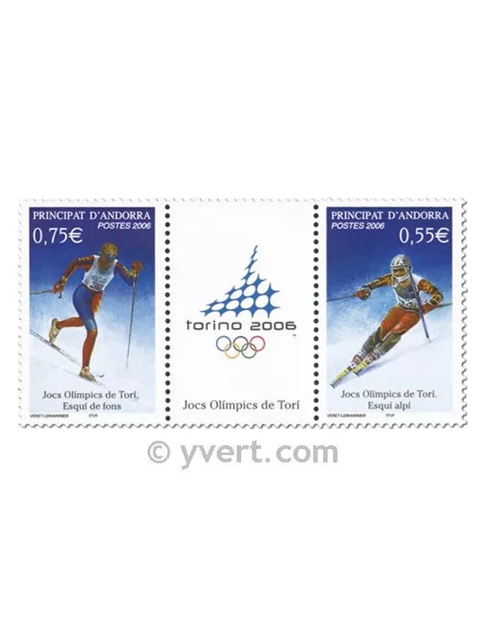n° 622/623 -  Timbre Andorre Poste