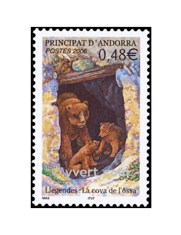 n° 626 -  Timbre Andorre Poste
