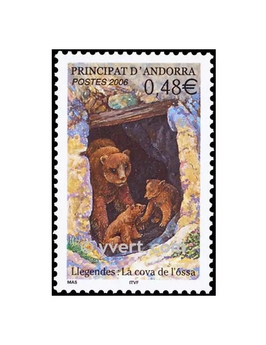n° 626 -  Timbre Andorre Poste