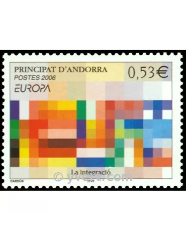 n° 627 -  Timbre Andorre Poste