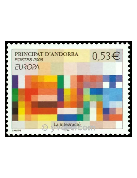 n° 627 -  Timbre Andorre Poste