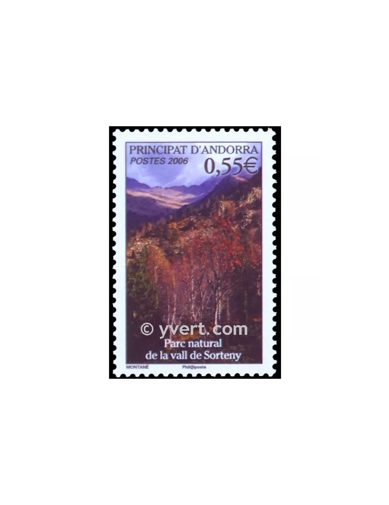n° 628 -  Timbre Andorre Poste