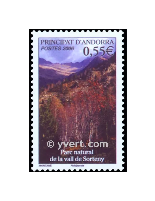 n° 628 -  Timbre Andorre Poste