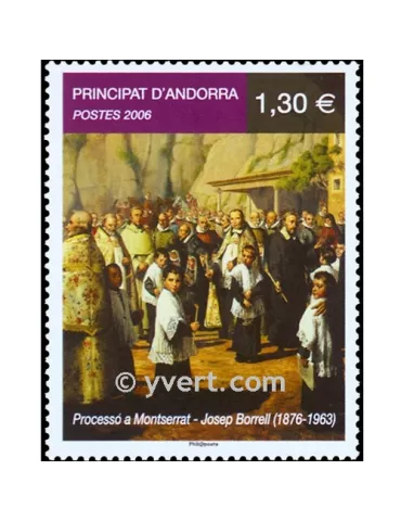 n° 631 -  Timbre Andorre Poste