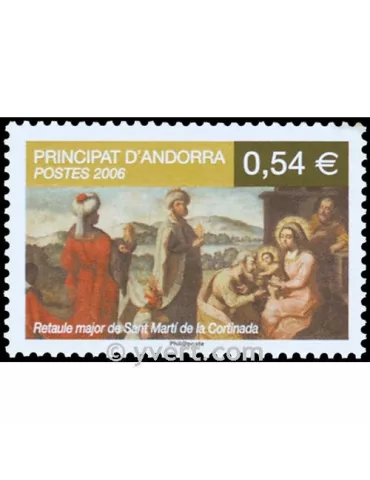 n° 632 -  Timbre Andorre Poste