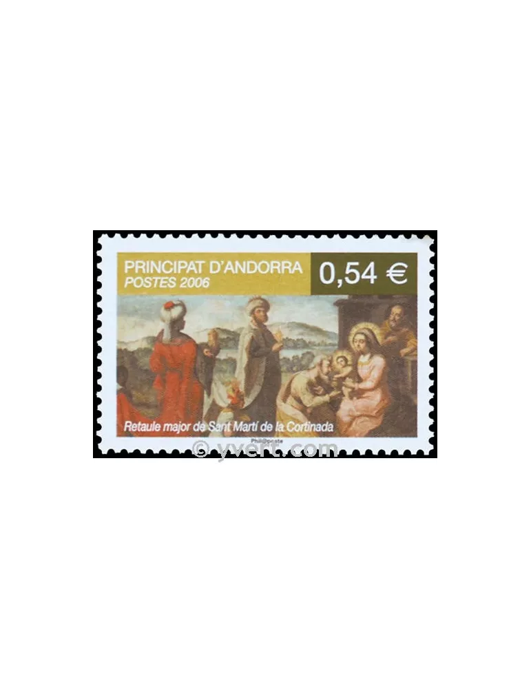 n° 632 -  Timbre Andorre Poste