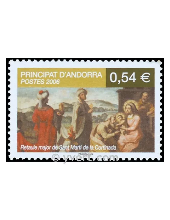 n° 632 -  Timbre Andorre Poste