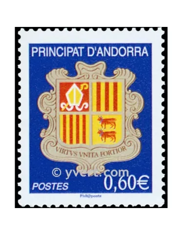 n° 633 -  Timbre Andorre Poste