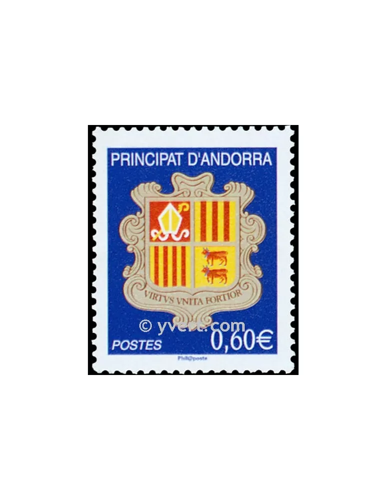 n° 633 -  Timbre Andorre Poste