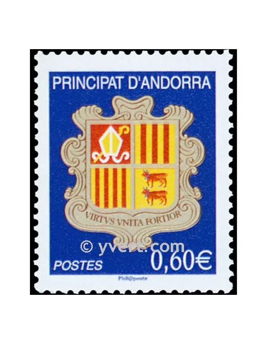 n° 633 -  Timbre Andorre Poste