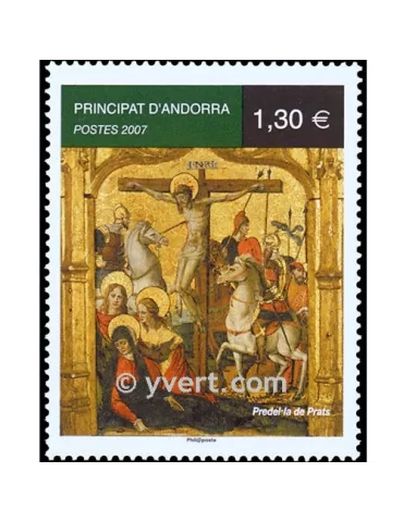 n° 637 -  Timbre Andorre Poste