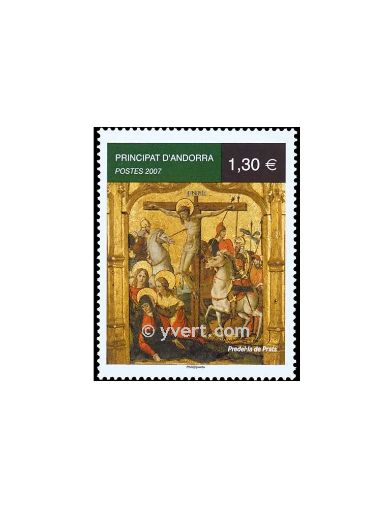 n° 637 -  Timbre Andorre Poste