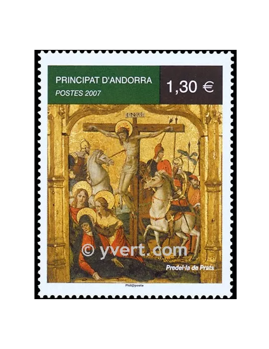 n° 637 -  Timbre Andorre Poste