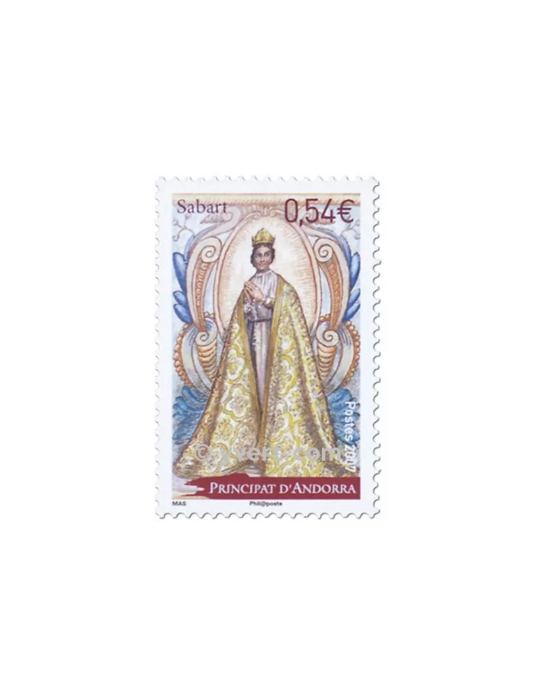 n° 641/642 -  Timbre Andorre Poste