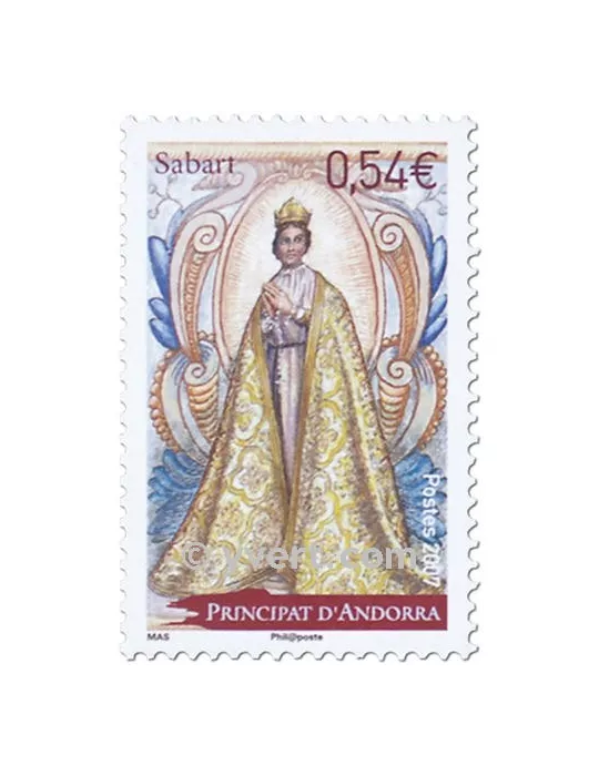 n° 641/642 -  Timbre Andorre Poste