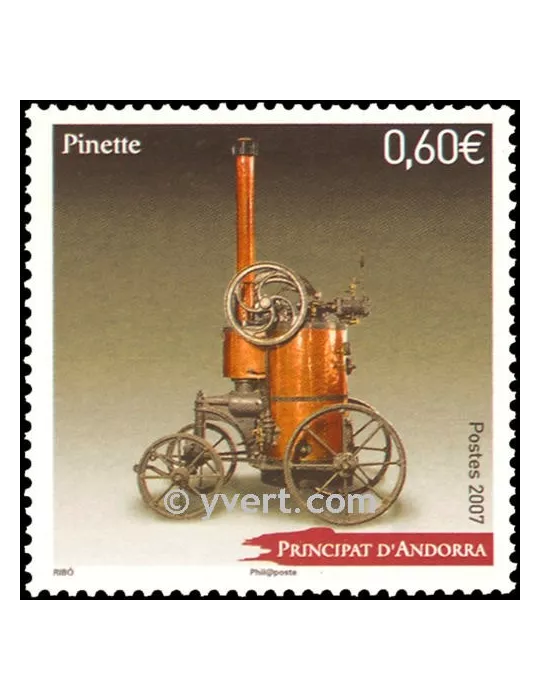 n° 643 -  Timbre Andorre Poste
