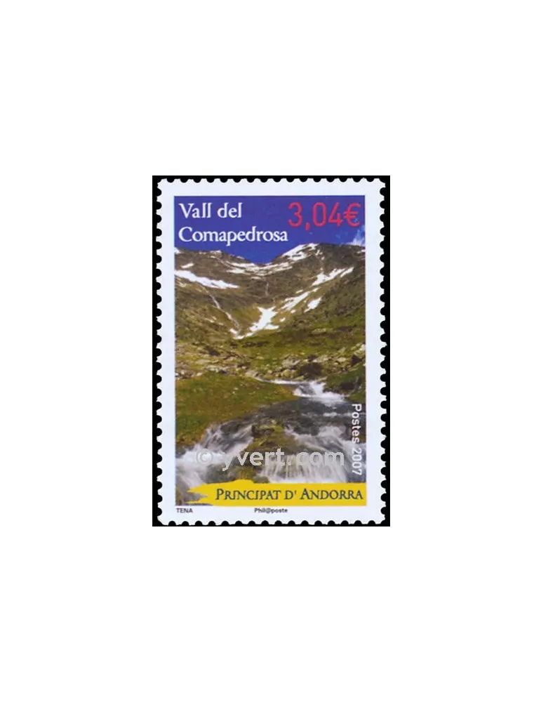 n° 645 -  Timbre Andorre Poste