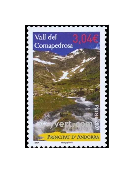 n° 645 -  Timbre Andorre Poste