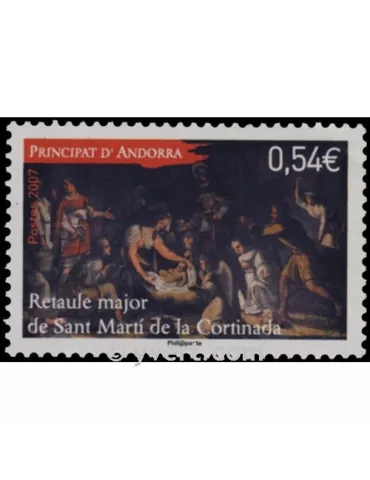 n° 648 -  Timbre Andorre Poste