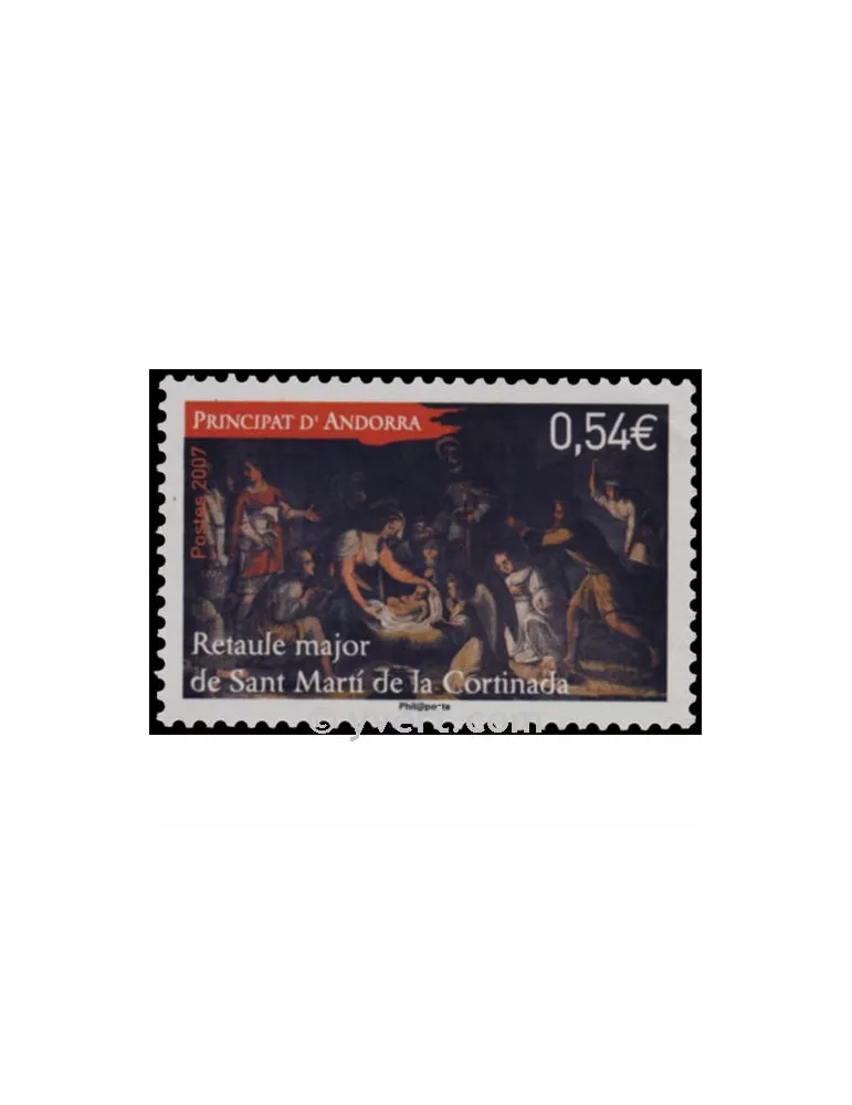 n° 648 -  Timbre Andorre Poste