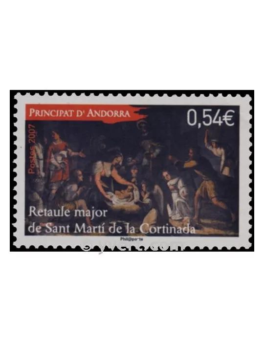 n° 648 -  Timbre Andorre Poste
