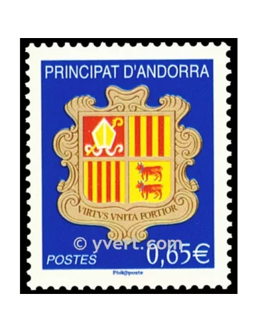 n° 651 -  Timbre Andorre Poste