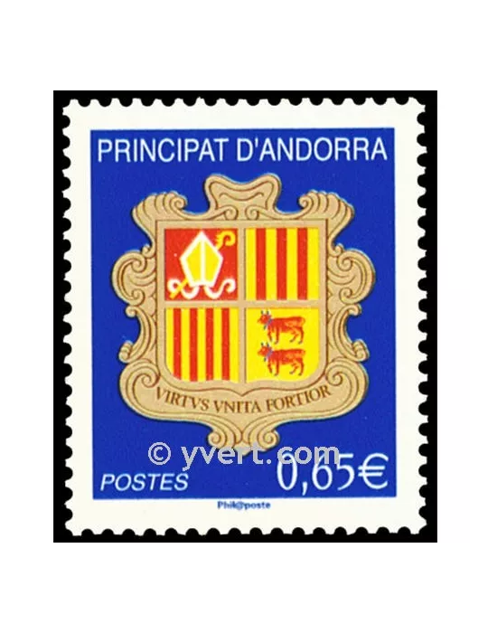 n° 651 -  Timbre Andorre Poste