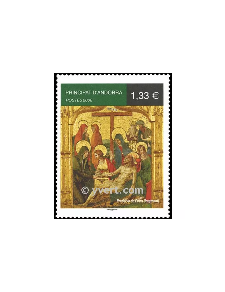 n° 653 -  Timbre Andorre Poste