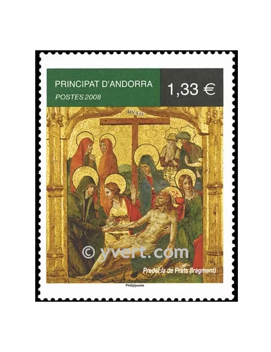 n° 653 -  Timbre Andorre Poste