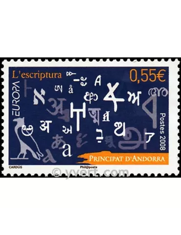 n° 655 -  Timbre Andorre Poste