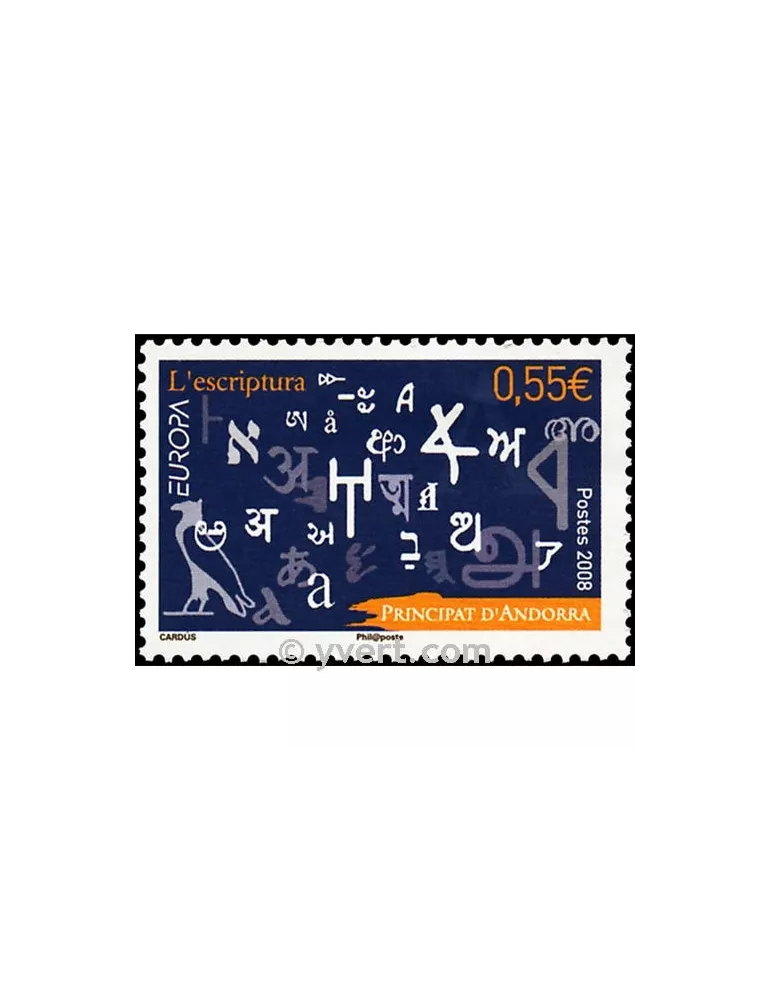 n° 655 -  Timbre Andorre Poste