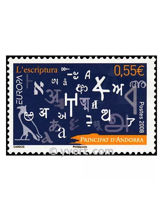 n° 655 -  Timbre Andorre Poste