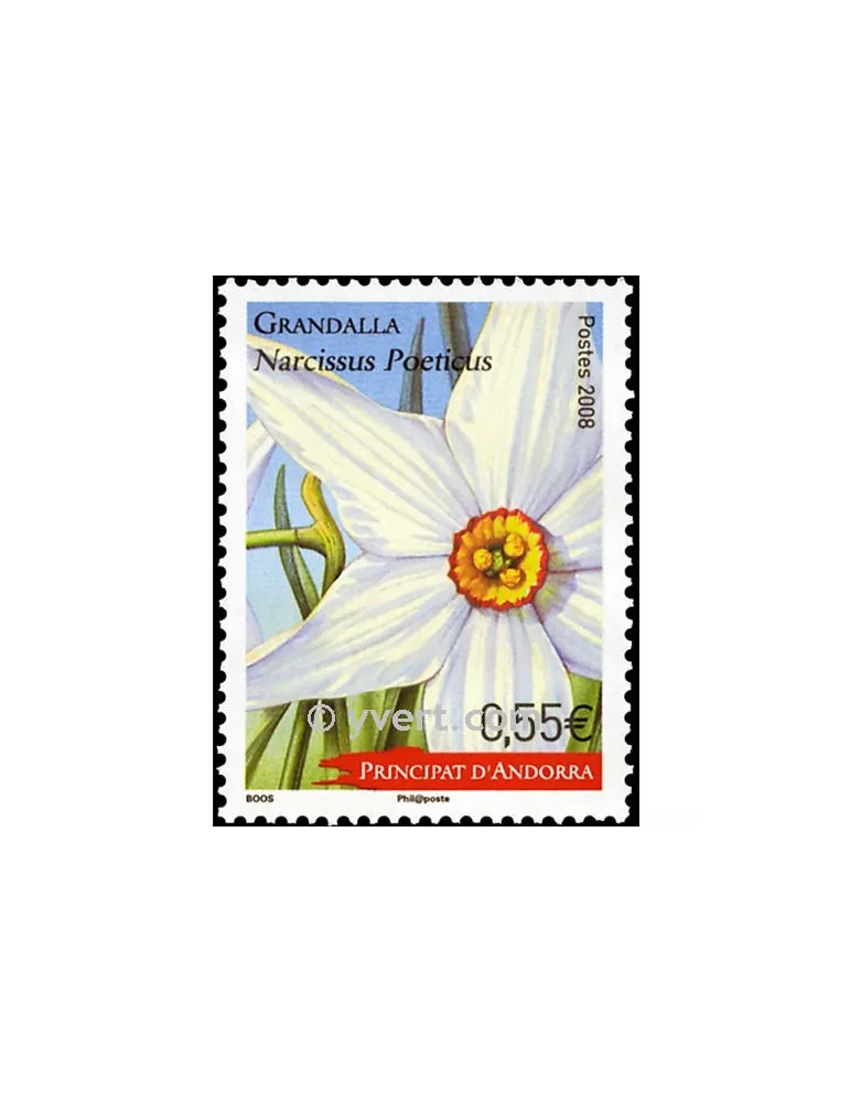 n° 656 -  Timbre Andorre Poste