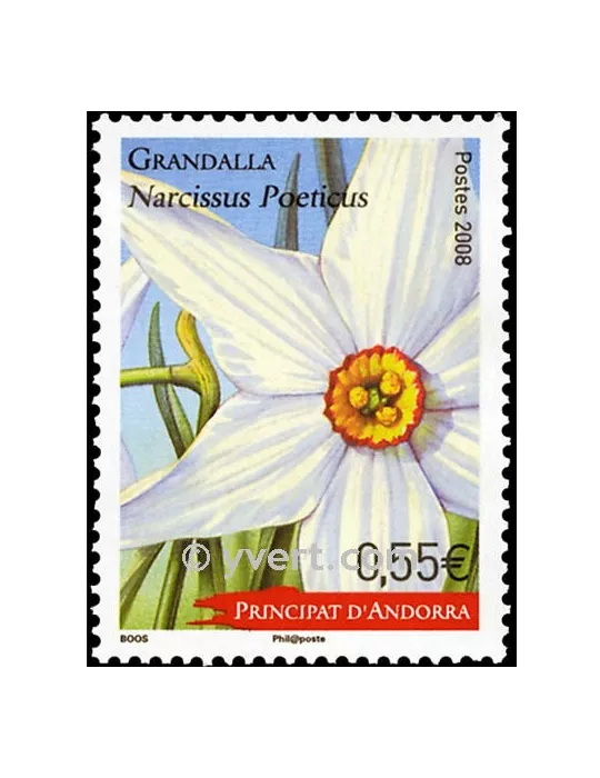 n° 656 -  Timbre Andorre Poste