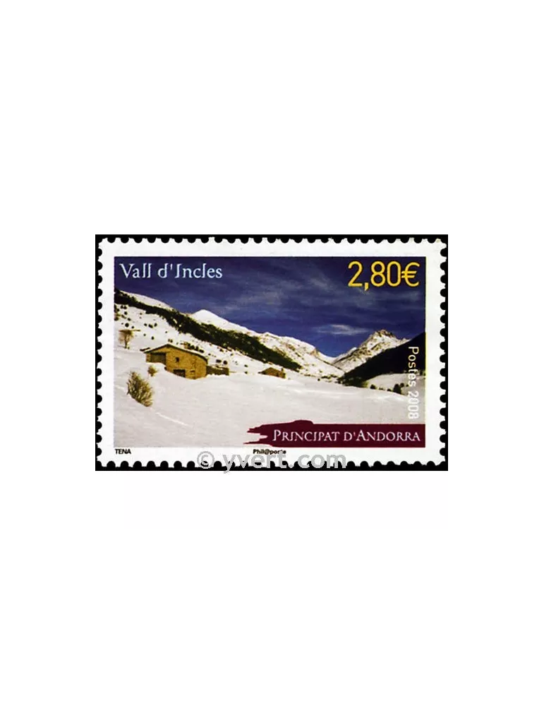 n° 657 -  Timbre Andorre Poste