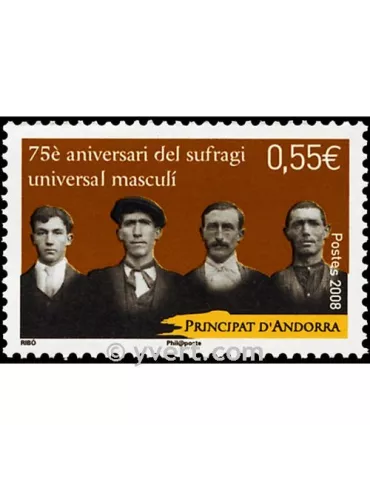 n° 662 -  Timbre Andorre Poste