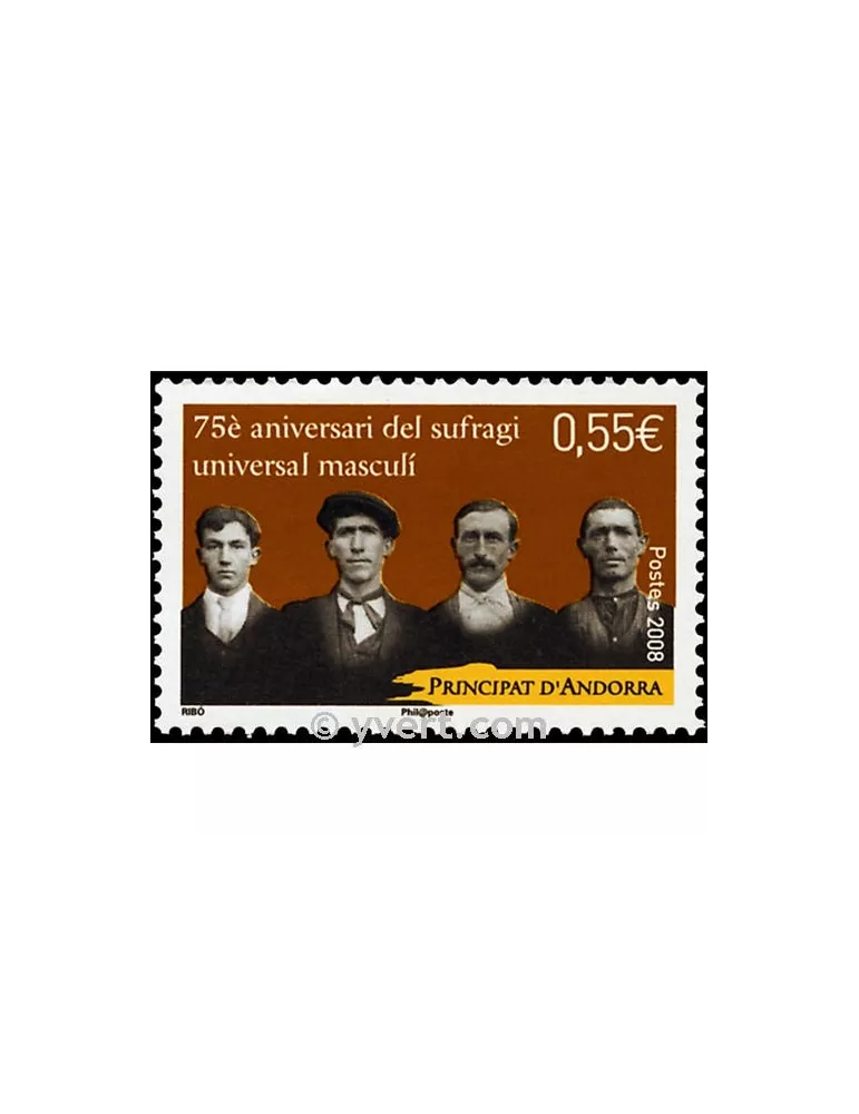 n° 662 -  Timbre Andorre Poste
