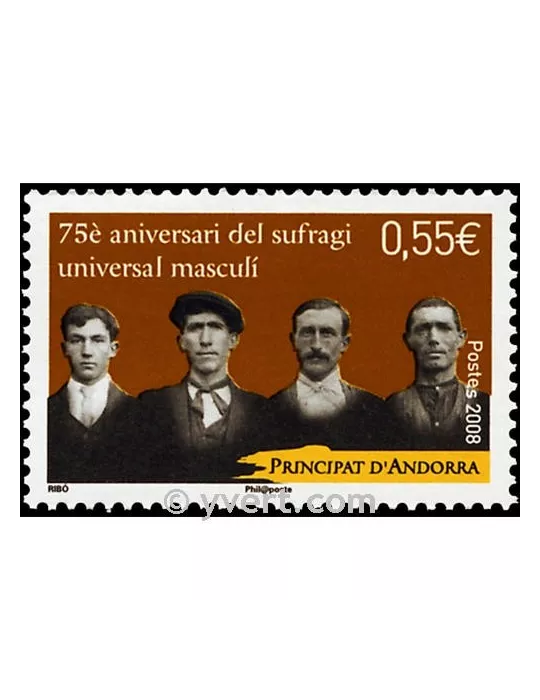 n° 662 -  Timbre Andorre Poste