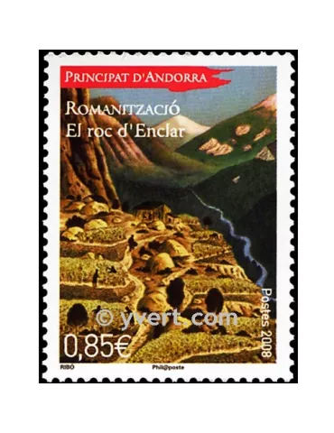 n° 664 -  Timbre Andorre Poste